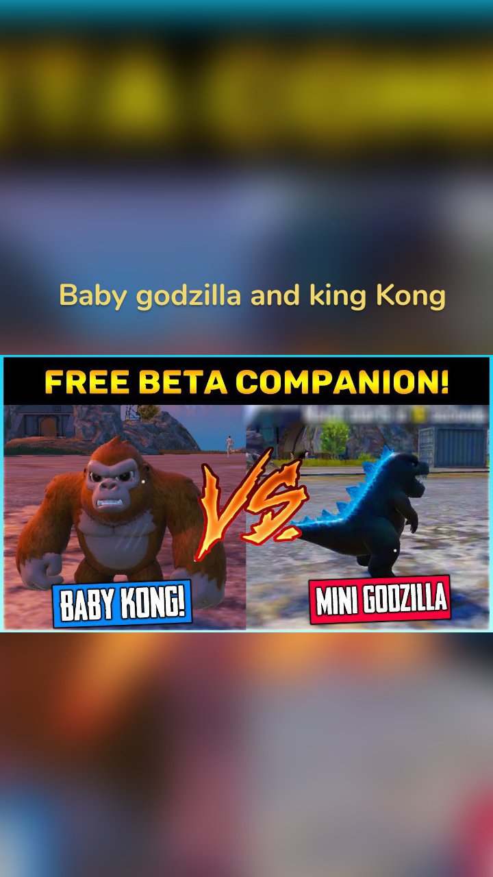 Baby godzilla and king Kong